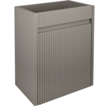 Meuble sous vasque Differnz HURA lxhxp 39,5 x 52 cm x 21,5 cm couleur de façade gris mat 38.006.31
