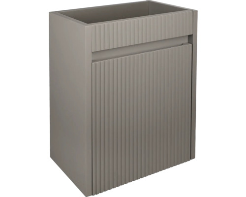 Waschtischunterschrank Differnz HURA L BxHxT 39,5 x 52 cm x 21,5 cm Frontfarbe grau matt 38.006.31