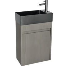 Meuble sous vasque Differnz HURA lxhxp 39,5 x 52 cm x 21,5 cm couleur de façade gris mat 38.006.31