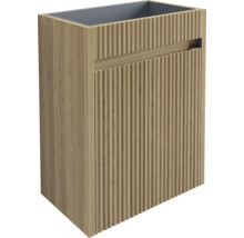 Meuble sous vasque Differnz HURA lxhxp 39,5 x 52 cm x 21,5 cm couleur de façade chêne décor bois 38.006.32