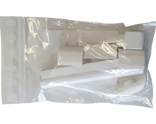 Kit de fixation dans un emballage plastique transparent