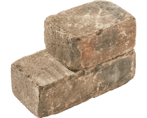 Deux pavés en béton empilés