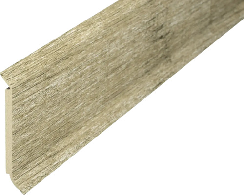 Plinthe en bois avec grain de bois