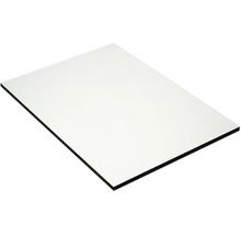 Panneau en plastique blanc