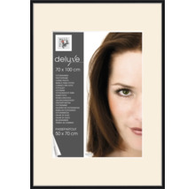 Cadre photo Deluxe 70 x 100 centimètres avec passe-partout 50 x 70 centimètres