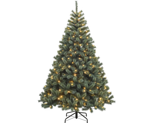 Künstlicher Weihnachtsbaum Lafiora Chamonix blau 185 cm LED