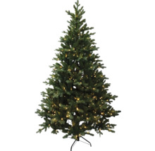 Arbre de Noël artificiel décoré avec support