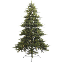 Geschmückter künstlicher Weihnachtsbaum mit Ständer