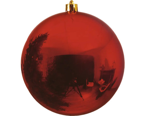 Boule de Noël Lafiora Ø 30 cm rouge brillant