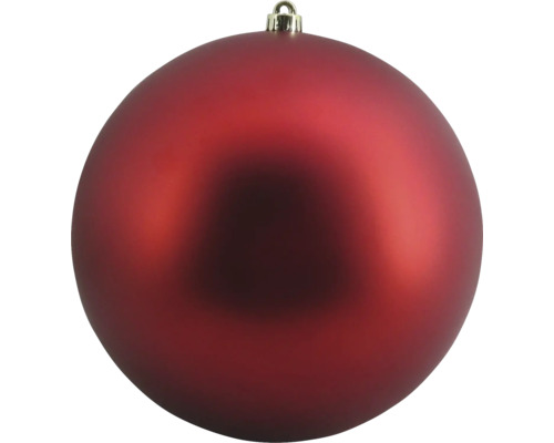 Boule de Noël Lafiora Ø 20 cm rouge mat