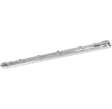 LED Feuchtraumwannenleuchte IP65 G13/T8-Röhre 2X23W 7400 lm 4000 K Clear Plus grau/transparent 156 cm