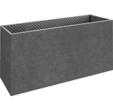 Blumentopf/Pflanztopf Portland Night Keramik anthrazit 60 cm x 60 cm x 60 cm