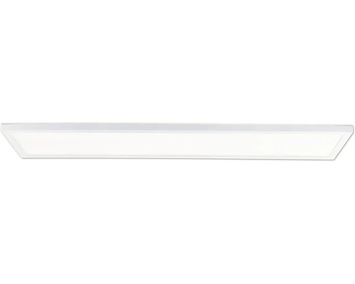 Plafonnier LED 24 W 3200 lm 4000 K 96x25 cm blanc