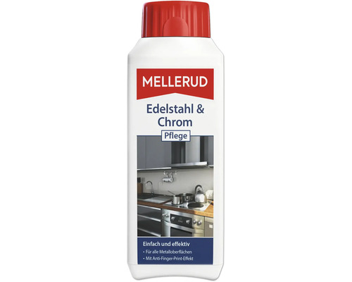 Produit d'entretien acier inoxydable & chrome Mellerud 0,25 l Nettoyant Mellerud pour acier inoxydable et chrome