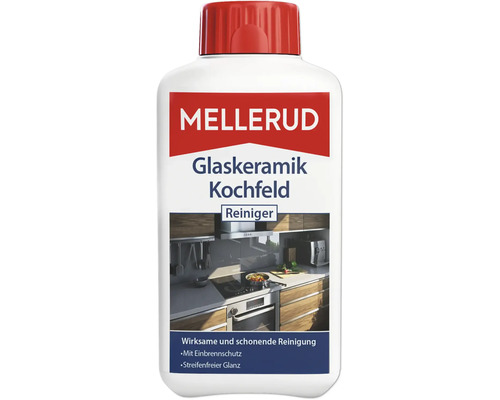 Nettoyant pour plaque vitrocéramique Mellerud 0,5 l Nettoyant pour plaques vitrocéramiques Mellerud en bouteille