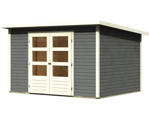 Gartenhaus aus Holz mit Doppeltür