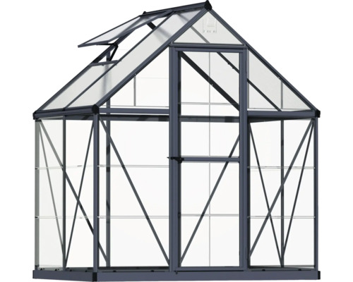 Serre avec lucarne et porte