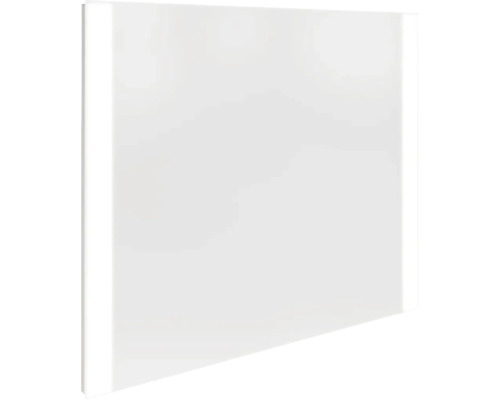 Miroir de salle de bains à LED FACKELMANN MIRRORS 80 x 68 cm couleur alu 84574 Panneau de meuble