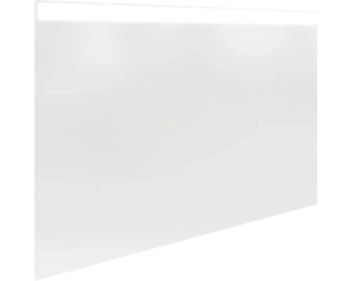 Miroir de salle de bains à LED FACKELMANN MIRRORS 100 x 68 cm couleur alu 84575 Crédence de cuisine blanche