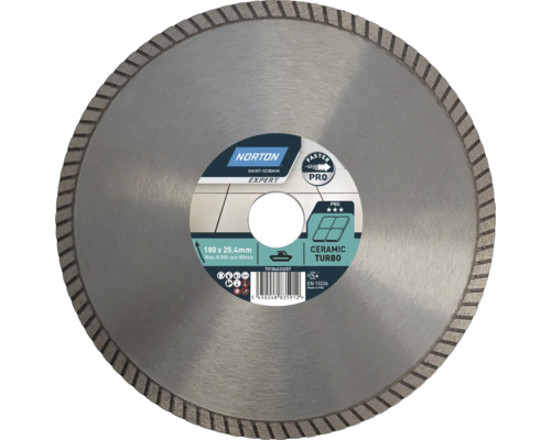 Disque diamant Norton Pro Ceramic XT Ø 180 mmx25,4 mm