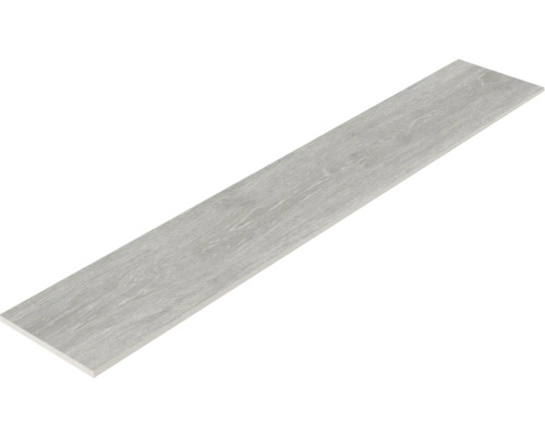Carrelage de sol gris aspect bois