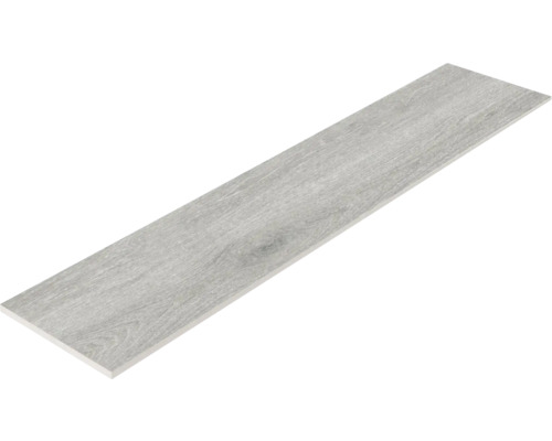 Carreau de sol gris aspect bois