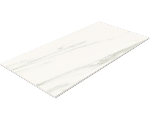 Weisse Wandfliese in Marmoroptik