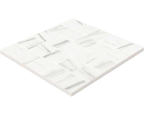 Mosaikfliese in Flechtoptik aus Keramik