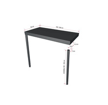 Auvent Gutta BS Plus 200 avec 2 poteaux 200x90 cm évacuation de l'eau à droite