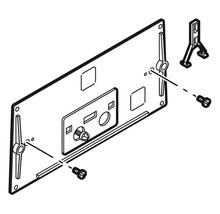 Installationsbox mit Befestigungsmaterial für elektronische Armaturen
