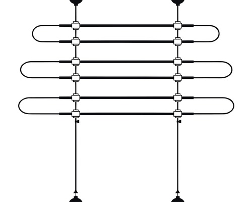Rohrheizkörper zur Deckenmontage