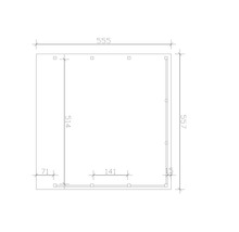 Dessin technique avec les dimensions d''un article