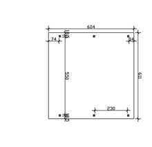 Doppelcarport SKAN HOLZ Spessart inkl. Pfostenanker 611 x 604 cm nussbaum