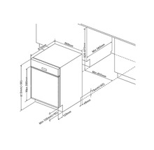 Held Möbel Küchenzeile ohne Geräte Mailand 370 cm grau hochglanz zerlegt 589.1.6211