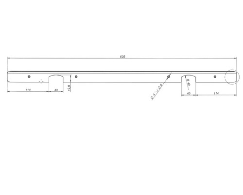 Dessin technique d''une pièce avec indications de dimensions