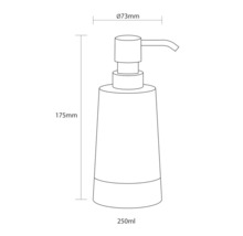 Distributeur de savon Glossy or