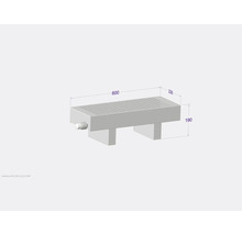 Licon Heat Standkonvektor KORALINE Basic LKB H 190 x L 600 x T 230 mm weiß