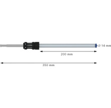 Werkzeug mit einer Länge von 350 mm und einem Durchmesser von 14 mm