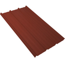 PRECIT Trapezplatte für Dach W45LR Oxidrot RAL 3009 80mµ Shimoco Beschichtung Fix-Breite 1069 mm x Stärke 0,5 mm (Meterware ab 150 bis max. 900 cm)