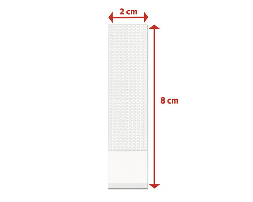 Tampon adhésif de dimensions 2 cm sur 8 cm