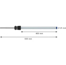 Verlängerungsstange mit den Maßen 650 mm Länge und 25 mm Durchmesser