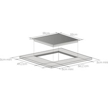 Cuisine complète Held Möbel avec appareils Mailand 330 cm blanc haute brillance démontée variante réversible 622.1.6210