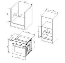 Cuisine complète Held Möbel avec appareils Mailand 330 cm blanc haute brillance démontée variante réversible 623.1.6210