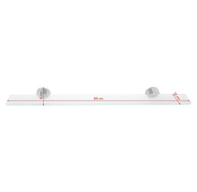 Tablette en verre tesa SMOOZ chrome