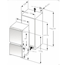 Einbaukühlschrank Maße Darstellung