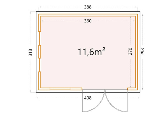Plan d''un abri de jardin avec dimensions