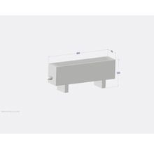 Convecteur sur pied Licon Heat KORALINE Basic LKB H 330 x L 800 x p 180 mm blanc