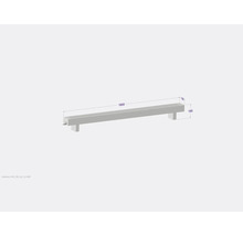 Convecteur sur pied Licon Heat KORALINE Basic LKB H 190 x L 1800 x p 130 mm blanc