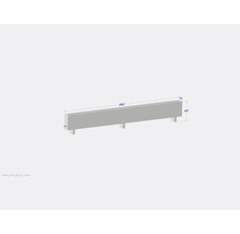 Betonbord mit den Maßen 2600 x 400 x 130 Millimeter