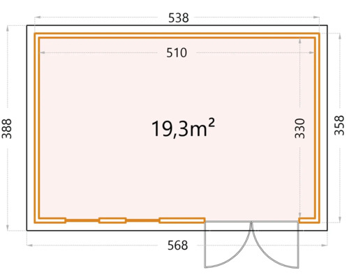 Plan d''un abri de jardin avec dimensions